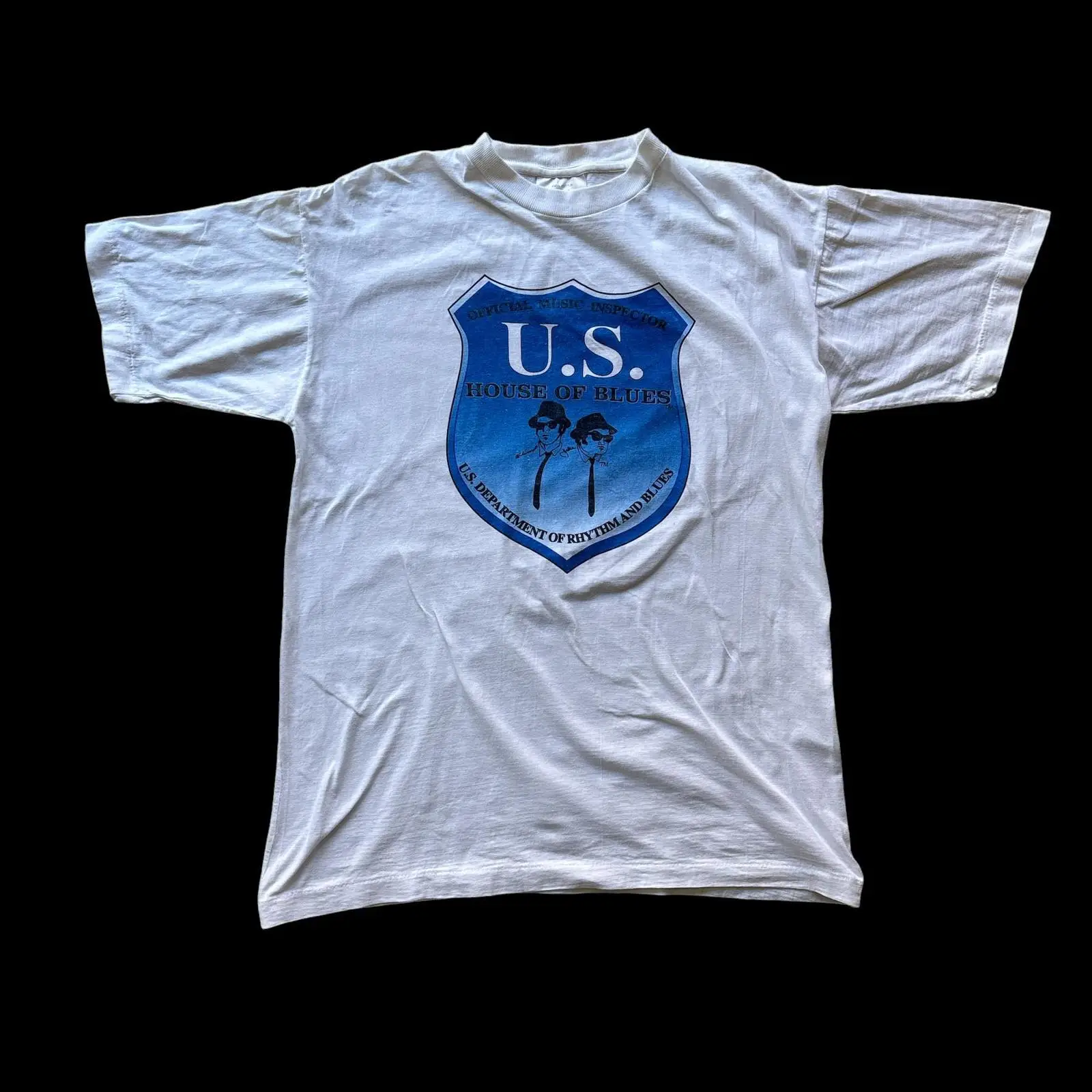 Mens Fashion In 1980S - Vintage 1980er House of Blues T-Shirt,