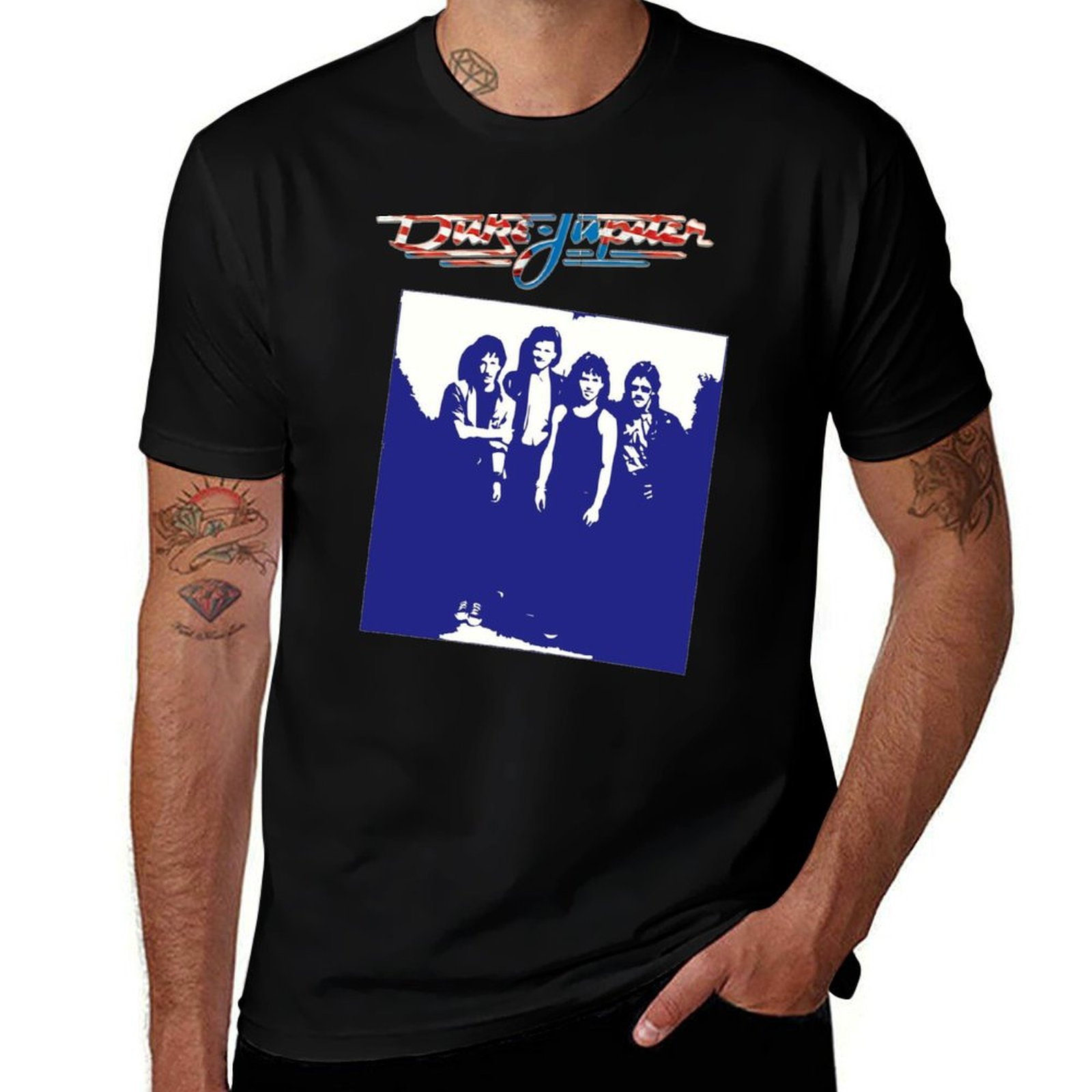 Mens Fashion In 1980S - Duke Jupiter American Aor 1980S T-Shirt,