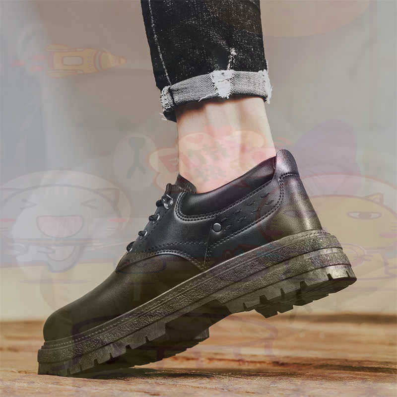 Mens Fashion In 40S - Dunkles Naturleder, modische Turnschuhe, Tennis-Herren-Turnschuhe, modische