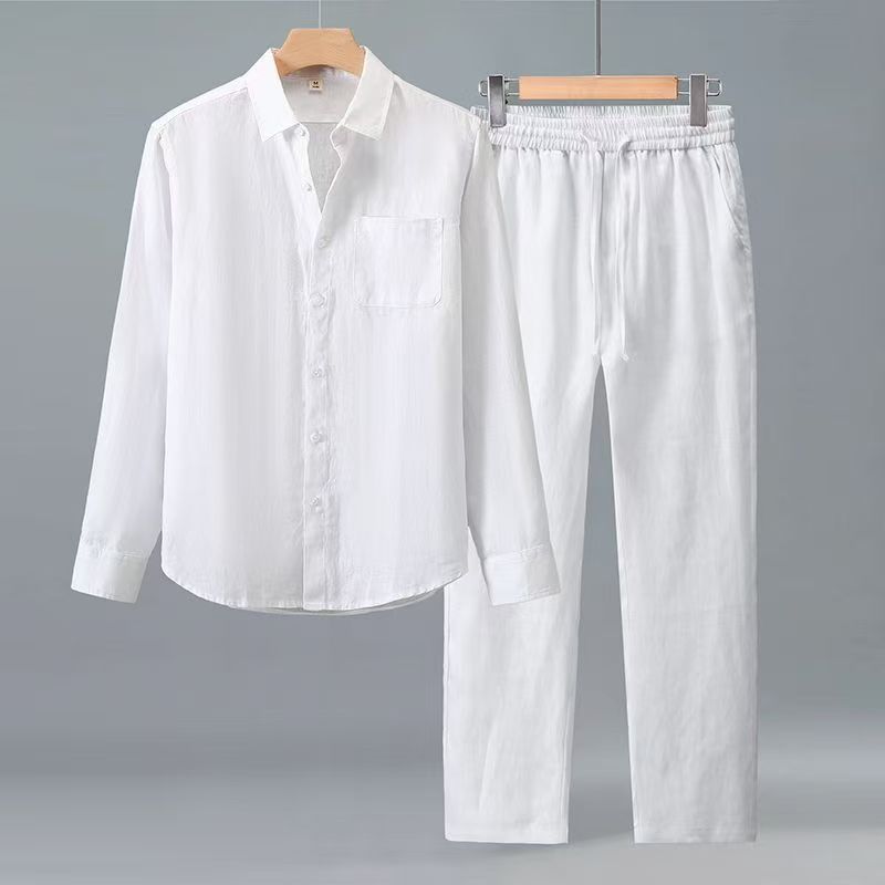 Men'S Fashion 2026 - (Hemd + Hose) 2026 Sommer Herrenmode