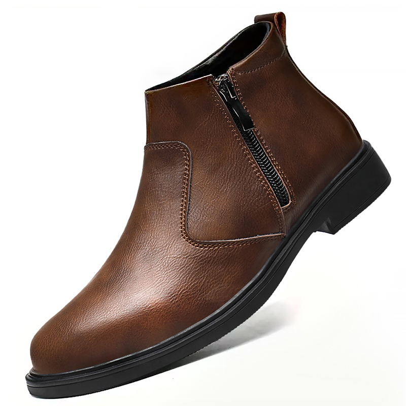 Chelsea Boots Men - Herbst- und Winter-Neuheiten: Hochwertige Lederschuhe für
