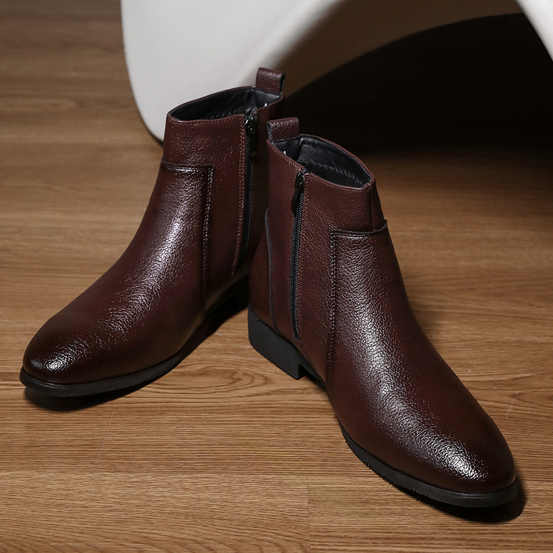 Chelsea Boots Men - Business-Casual Herren-Stiefeletten aus Weichem Leder mit