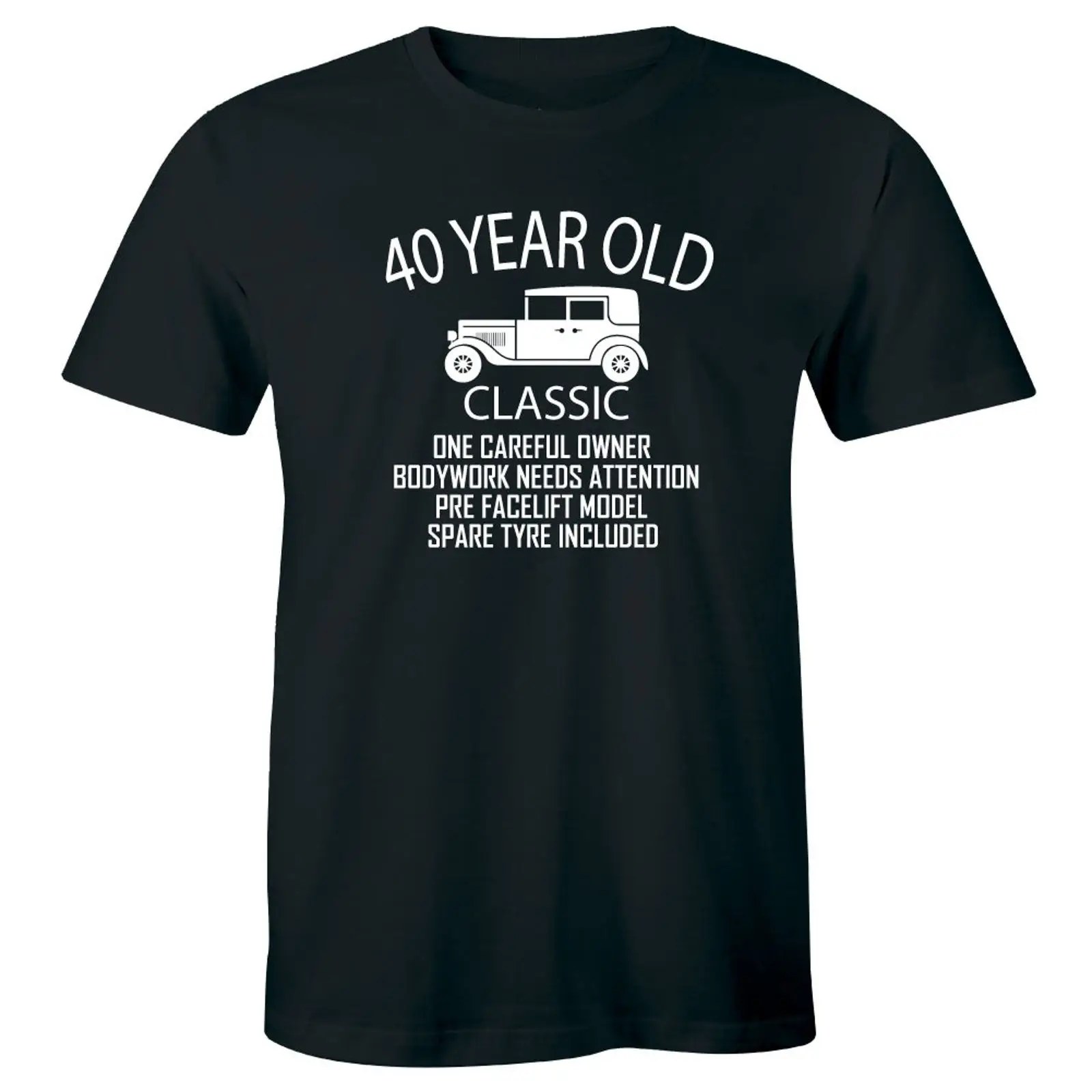 Mens Fashion In 40S - Klassisches Retro-T-Shirt zum 40. Geburtstag, 40