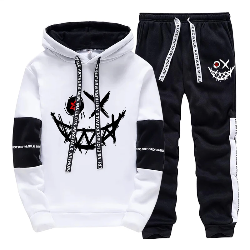Men'S Fashion 2026 - Herren-Set/Hoodie/Hose 2026 Herbst Tägliche Freizeitmode Kapuzenpullover