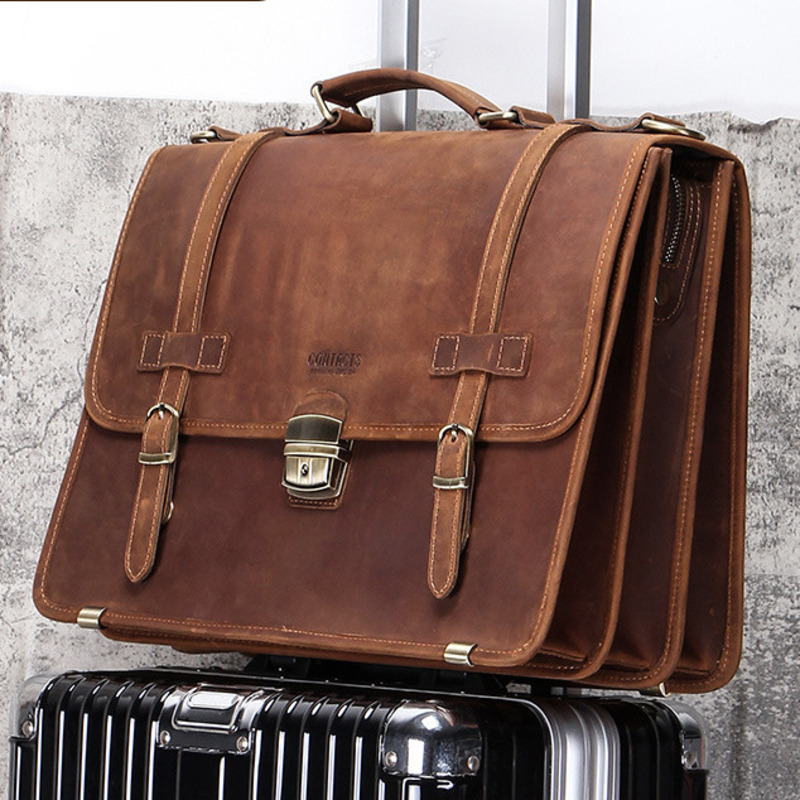 New Fashionable Leather Briefc – Mens Fashion In 40S Bewertung und Preis