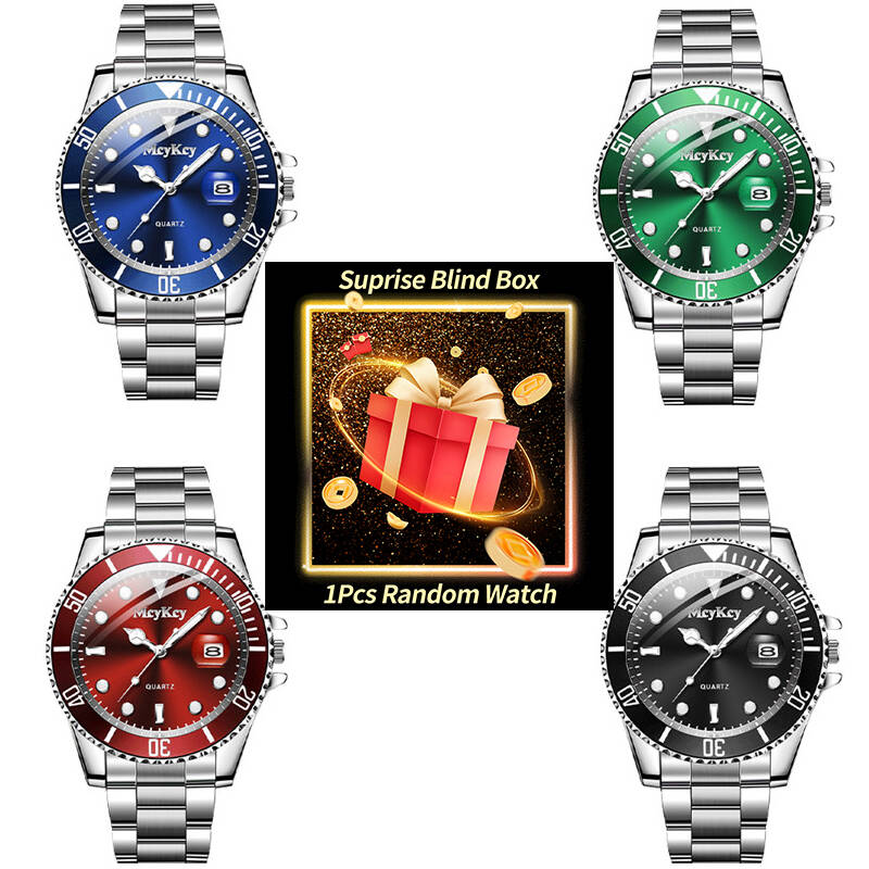 1PC Überraschung Mystery Uhr B – Men'S Fashion Box Bewertung und Preis