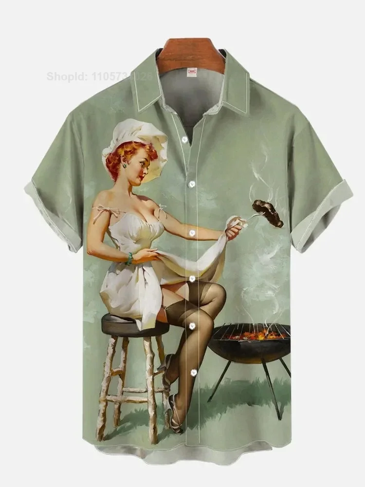 Vintage Pin-Up-Girl-Poster aus – Mens Fashion In 1980S Bewertung und Preis