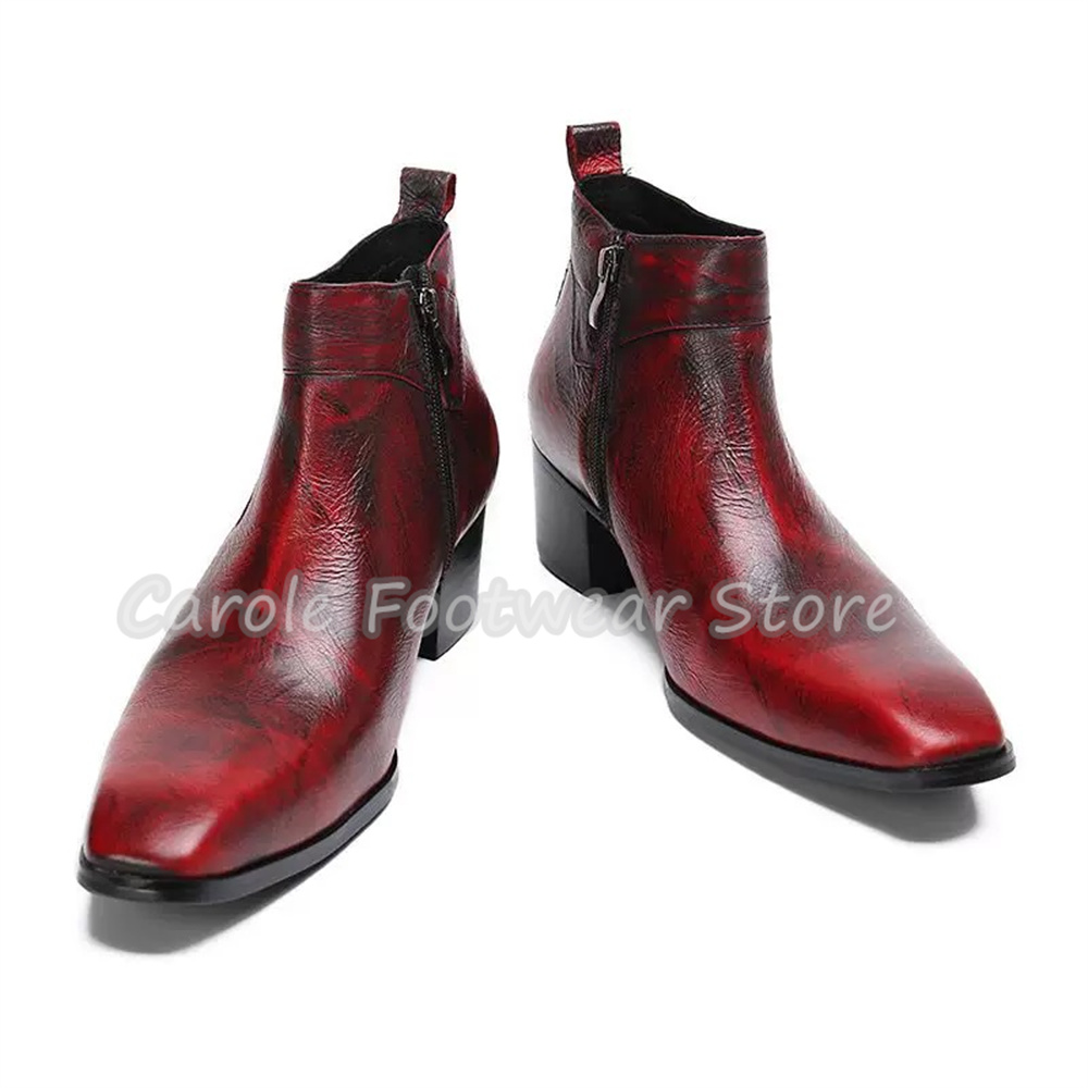 Vintage-Stiefeletten mit eckig – Chelsea Boots Men Bewertung und Preis