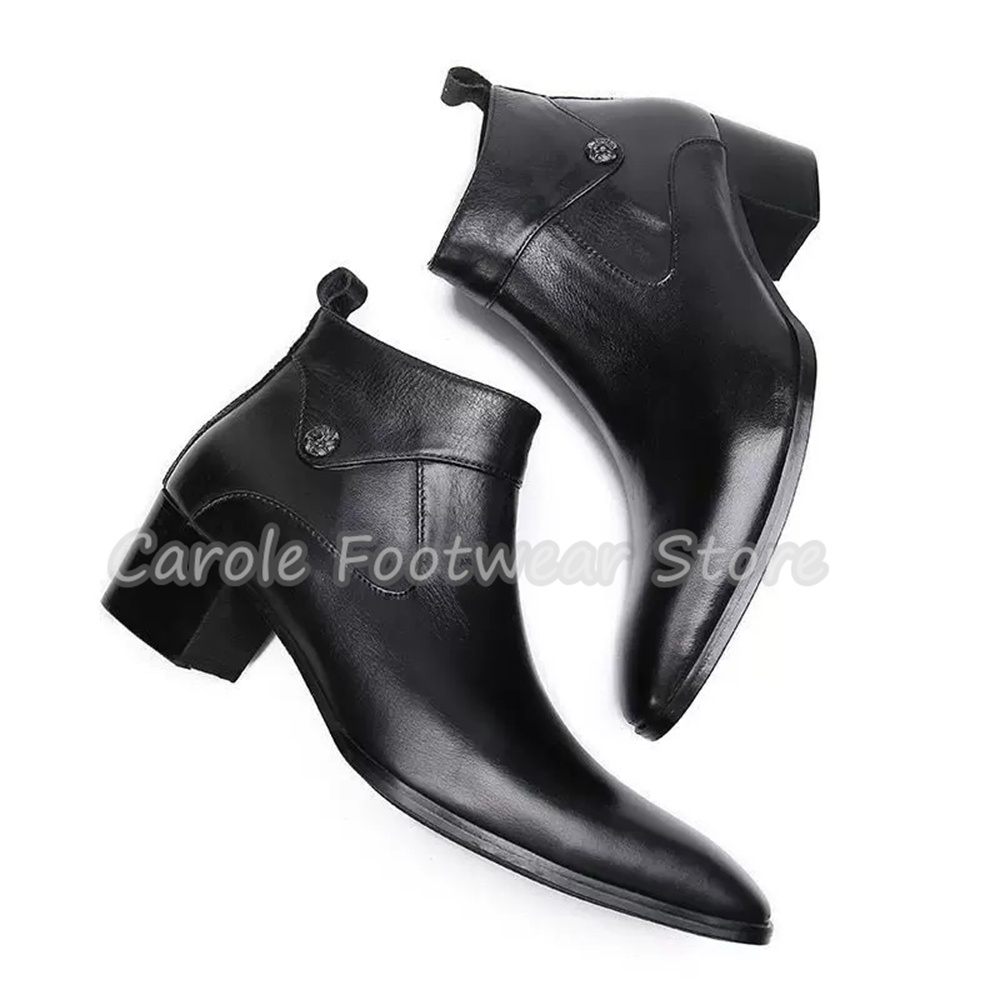 Vintage-Stiefeletten mit eckig – Chelsea Boots Men Bewertung und Preis